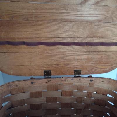 Splint Wood Picnic Basket