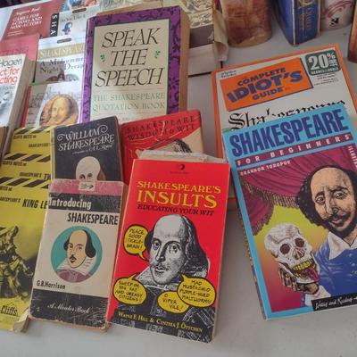 Nice Collection of Shakespeare and Acting Themed Books Choice H