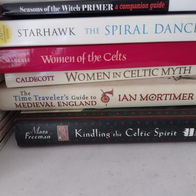 Nice Collection of Celtic and Enchantment Themed Books Choice J