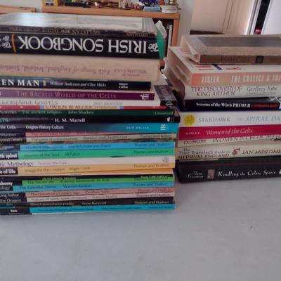 Nice Collection of Celtic and Enchantment Themed Books Choice J