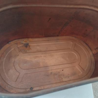 Vintage Copper Boiler Wash Tub