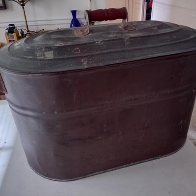 Vintage Copper Boiler Wash Tub