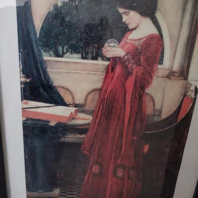 Framed Art Print 'The Crystal Ball' Choice A