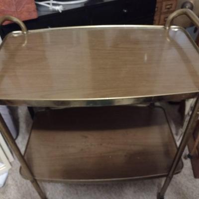 Mid Century Double Tier Tea Cart