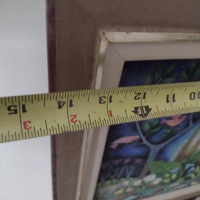 Hand Painted Porcelain Metal Door Insert Art from Highlands, NC Choice H