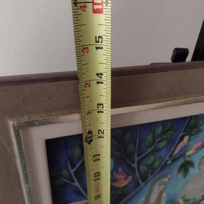 Hand Painted Porcelain Metal Door Insert Art from Highlands, NC Choice H