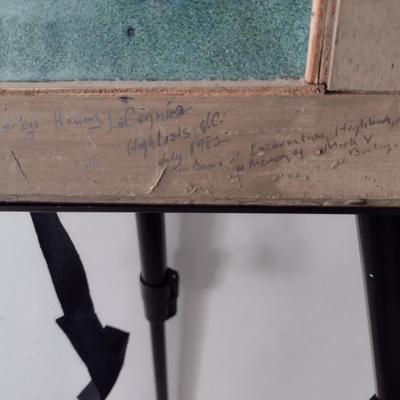 Hand Painted Porcelain Metal Door Insert Art from Highlands, NC Choice H