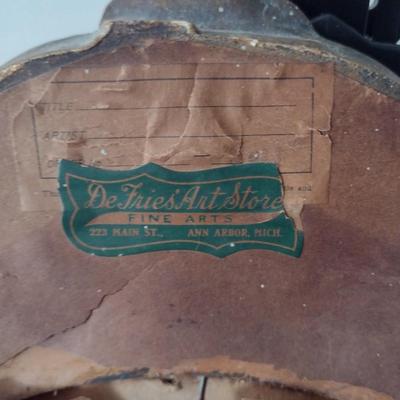 Vintage Framed Art Plaque 'Madonna della Seggiola' by Raphael Choice I