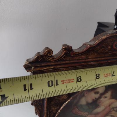 Vintage Framed Art Plaque 'Madonna della Seggiola' by Raphael Choice I