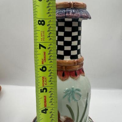 Fitz and Floyd Fox and Hare Decanter and Pitcher