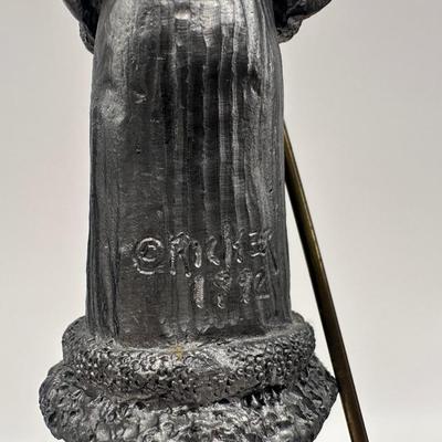 Set of Three Michael Ricker Figural Christmas Handbells