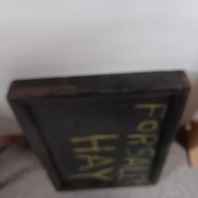 OLD "HAY FOR SALE" SIGN