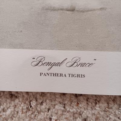 "WILD TURKEYS" AND "BENGAL BRACE" LITHOGRAPH BY GUY COHELEACH