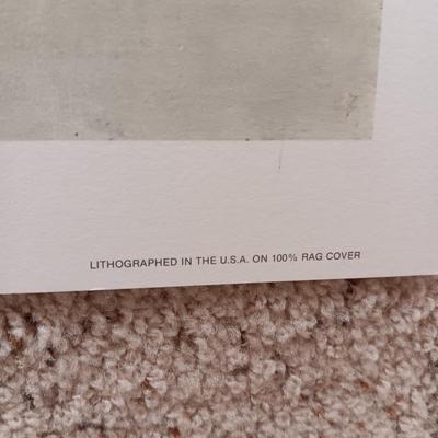 "WILD TURKEYS" AND "BENGAL BRACE" LITHOGRAPH BY GUY COHELEACH