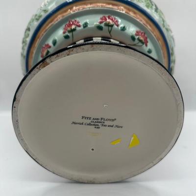 Fitz and Floyd Classics – Herrick Collection “Fox and Hare” Pedestal Bowl / Compote