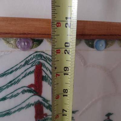 Framed Under Glass Needlework and Sewing Notions Fabric Art Choice J