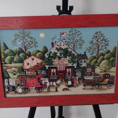 Framed Needlework Art Choice K