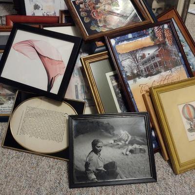 Large Collection of Framed Art Various Sizes and Themes Wall Decor Choice L