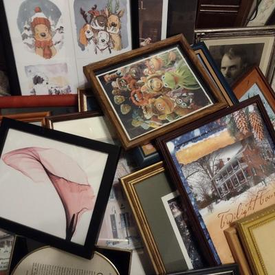 Large Collection of Framed Art Various Sizes and Themes Wall Decor Choice L