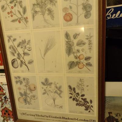 Assortment of Framed and Unframed Art Larger Wall Decor (See all Pictures) Choice N