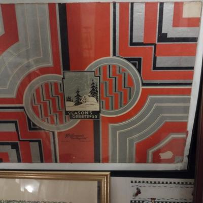 Assortment of Framed and Unframed Art Larger Wall Decor (See all Pictures) Choice N