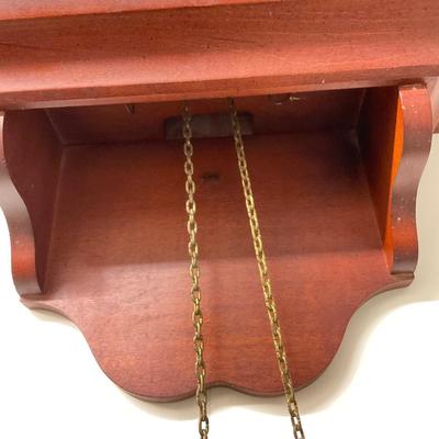 274 Seth Thomas Cherry Wood Wall Clock