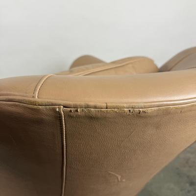 591 Hancock & Moore Leather Rocking Swivel Chair