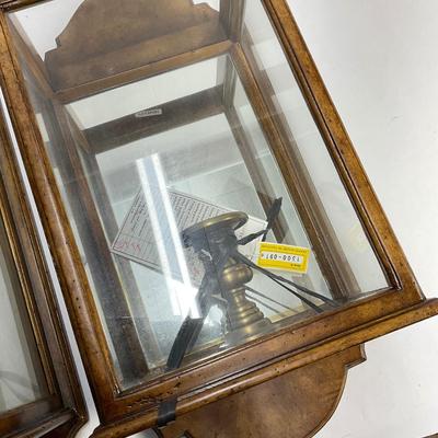 276 Pair of Cherry ‘’Theodore & Alexander" Candlestick Wall Sconces