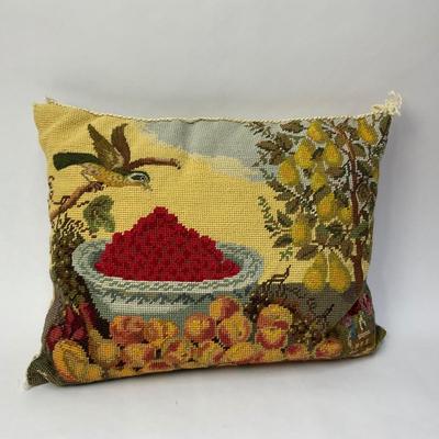 289 Needle Point Pillow Katha Diddel Home Collection NYC