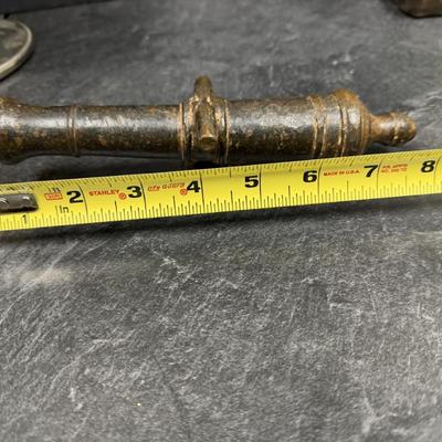 Sale Photo Thumbnail #131: 8 1/4 inches long
16mm bore hole
40 mm at the widest part of the barrel