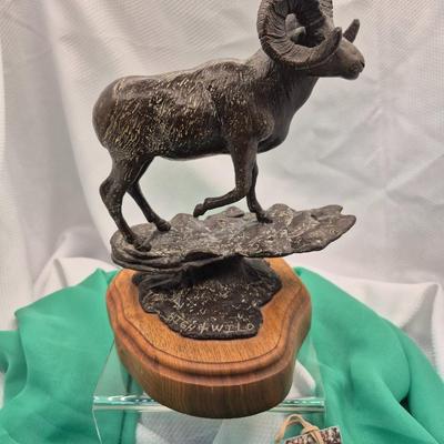 Sale Photo Thumbnail #145: High and Wild 
F.M. Montgomery   1977
9.5 inches tall