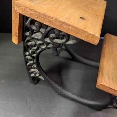American Girl Doll School Desk Cast Iron & Solid Wood Heavy