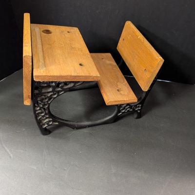 American Girl Doll School Desk Cast Iron & Solid Wood Heavy
