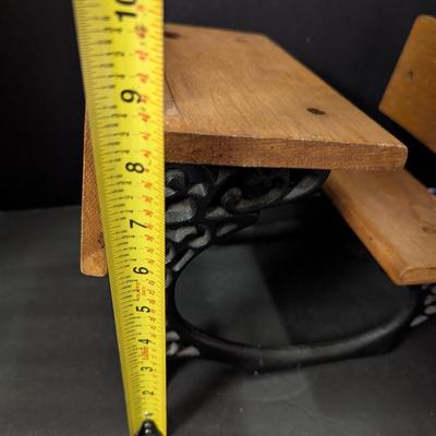 American Girl Doll School Desk Cast Iron & Solid Wood Heavy