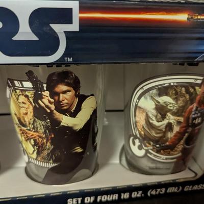 Star Wars Set Of Four 16oz Glasses
