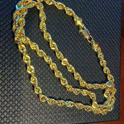 Real 14kt Gold Filled Rope