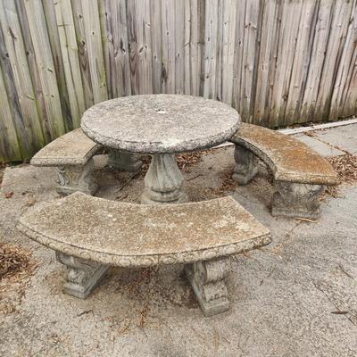 Cement picknick set