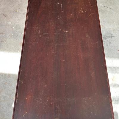 Antique Drop-Leaf Dining Table w/ Barley Twist Legs