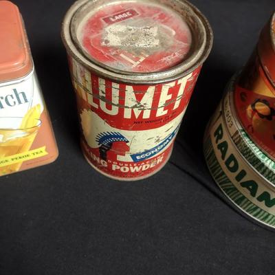 OLD HOUSEHOLD TINS