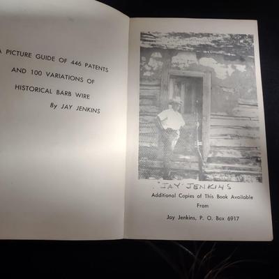 2 BOOKS ON ANTIQUE BARBED WIRE