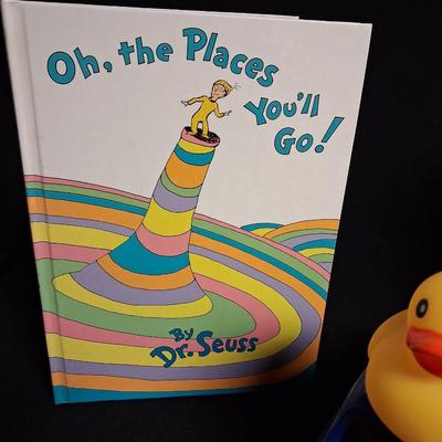 CERAMIC TRUCK, PIGGY BANK, BOOKS AND A GAME