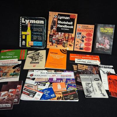 BOOKS AND PAMPHLETS PERTAINING TO FIREARMS