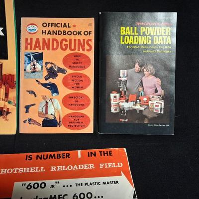 BOOKS AND PAMPHLETS PERTAINING TO FIREARMS