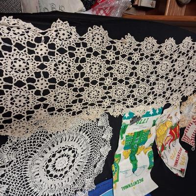 HANDMADE DOILIES & SOUVENIR TOWELS