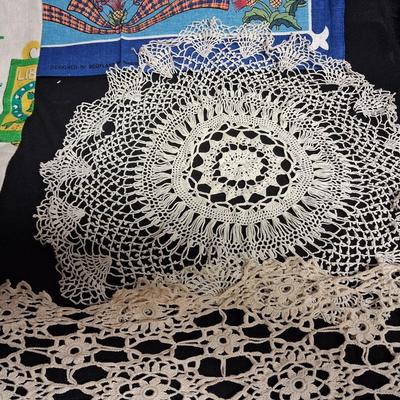 HANDMADE DOILIES & SOUVENIR TOWELS