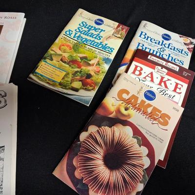 A VARIETY OF COOK BOOKS AND RECIPE PAMPHLETS