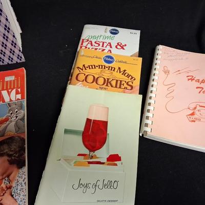 A VARIETY OF COOK BOOKS