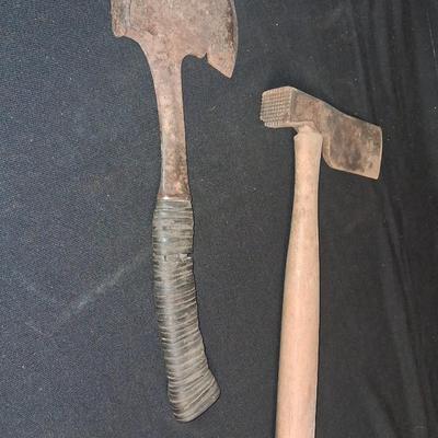 2 OLD HATCHETS