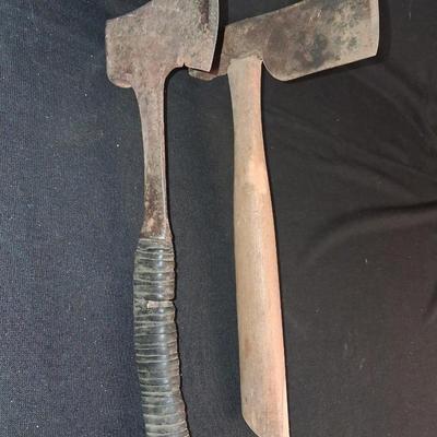2 OLD HATCHETS