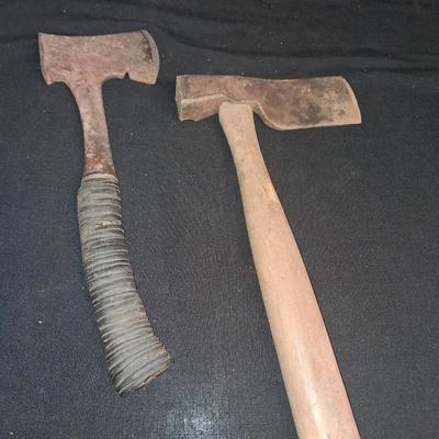 2 OLD HATCHETS